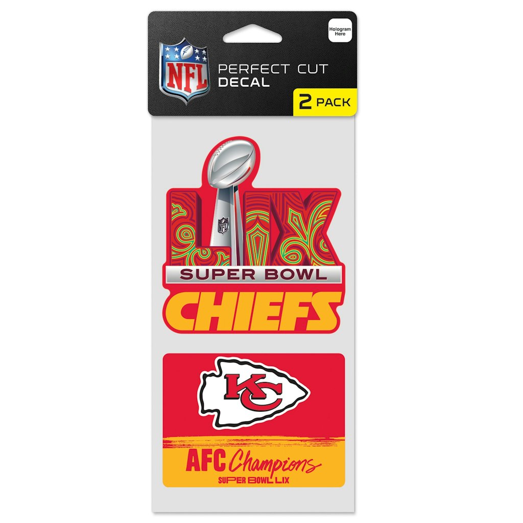 WinCraft Kansas City Chiefs 2024 AFC Champions 4" x 8" Decal 2-Pack: $7.99 WinCraft Kansas City Chiefs 2024 AFC Champions 4" x 8" Decal 2-Pack: $7.99