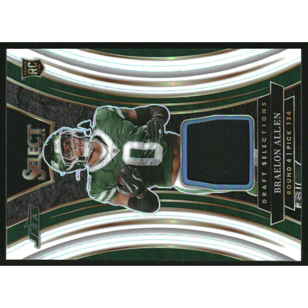 2024 Select Draft Selections Braelon Allen Prizm White #21 Memorabilia Card: $10 2024 Select Draft Selections Braelon Allen Prizm White #21 Memorabilia Card: $10