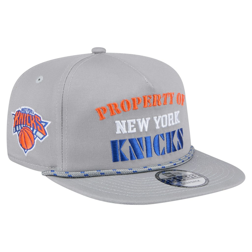New Era New York Knicks Throwback Snapback Hat: $37.99