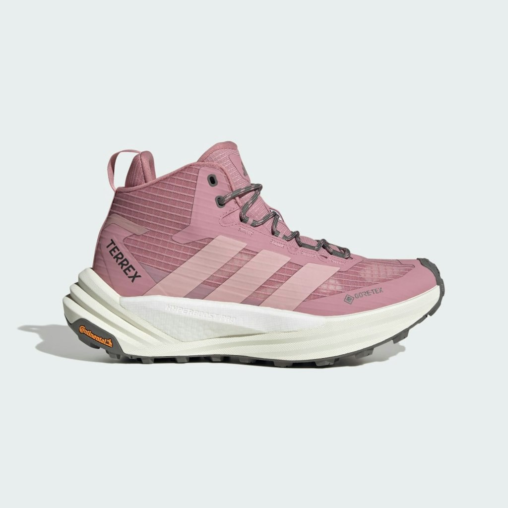 Adidas Terrex Free Hiker 3 Mid Gore-Tex Hiking Shoes: $200 Adidas Terrex Free Hiker 3 Mid Gore-Tex Hiking Shoes: $200