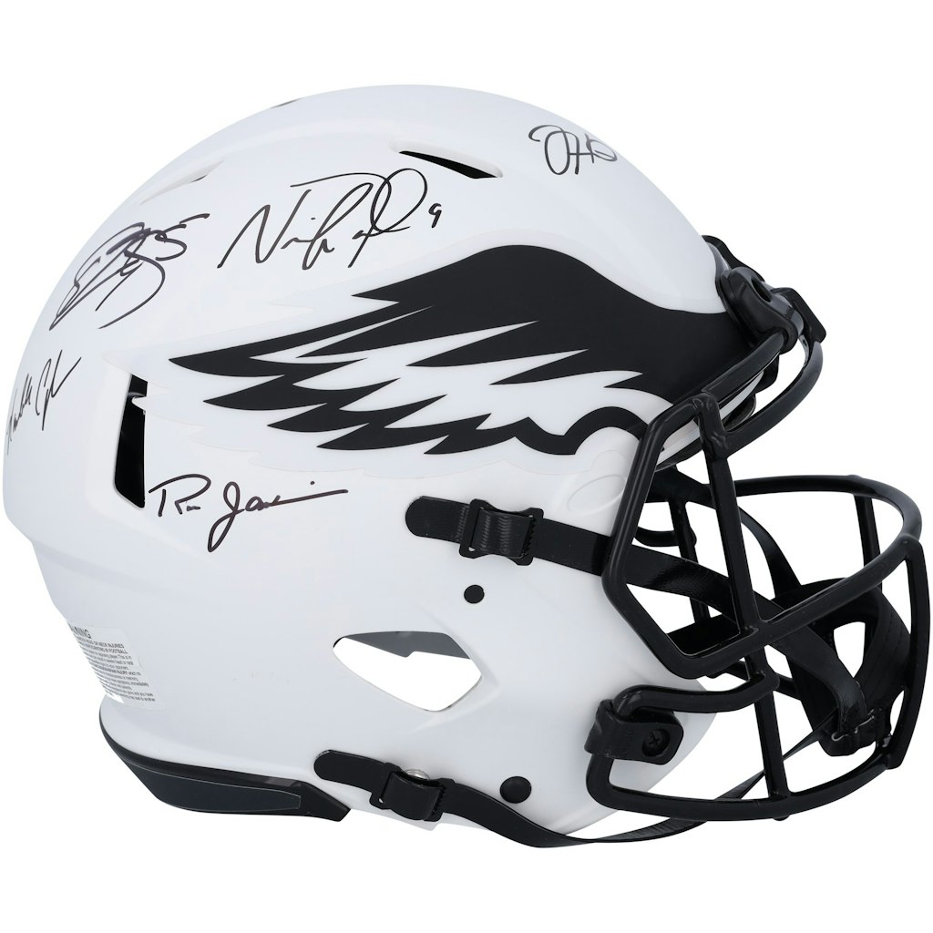 Philadelphia Eagles Autographed Riddell Lunar Speed Authentic Helmet 5-Pack: $1,599.99 Philadelphia Eagles Autographed Riddell Lunar Speed Authentic Helmet 5-Pack: $1,599.99