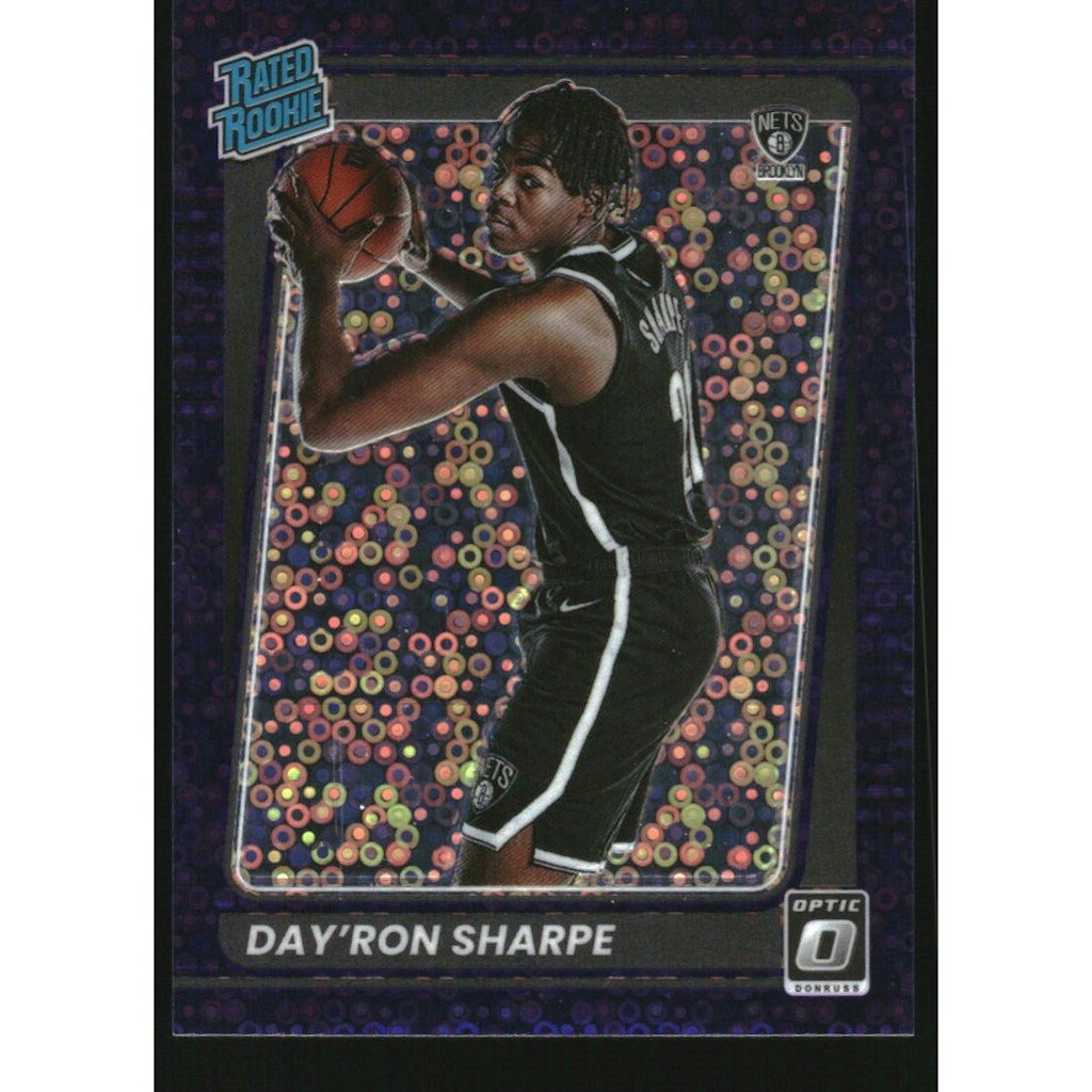 2021-22 Donruss Optic Fast Break Purple Day'Ron Sharpe Card: $18