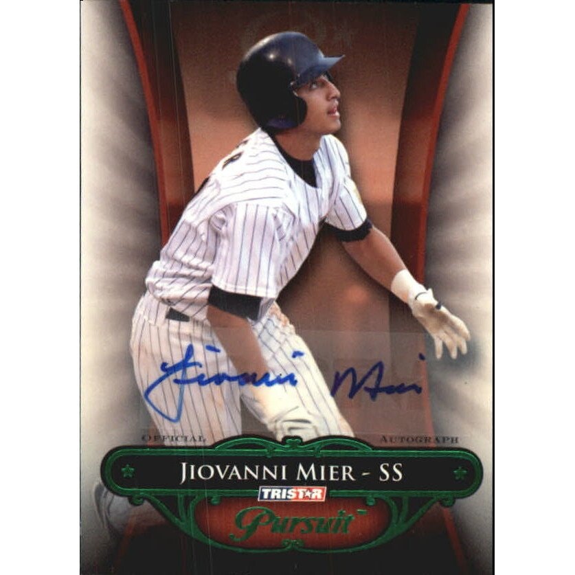 2010 Tristar Pursuit Jiovanni Mier Autograph Green Card: $12