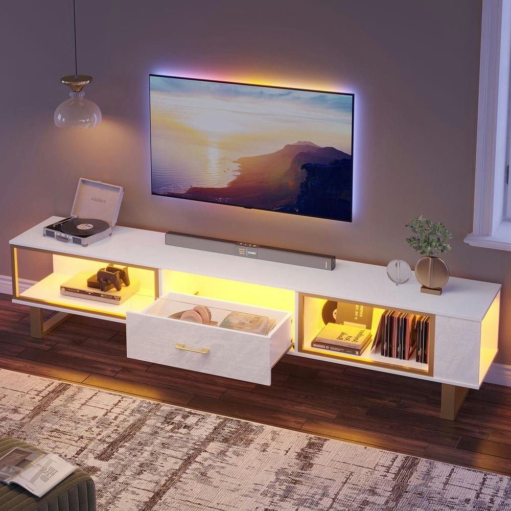 Bestier LED TV Stand for TVs up to 85-Inch: $133 Bestier LED TV Stand for TVs up to 85-Inch: $133