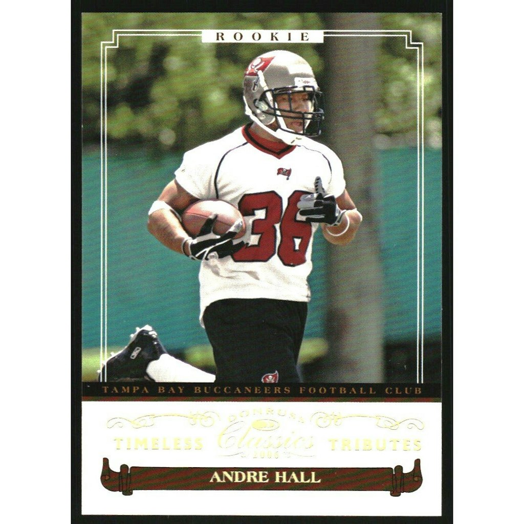 2006 Donruss Classics Timeless Tributes Gold Andre Hall #210 Trading Card: $15