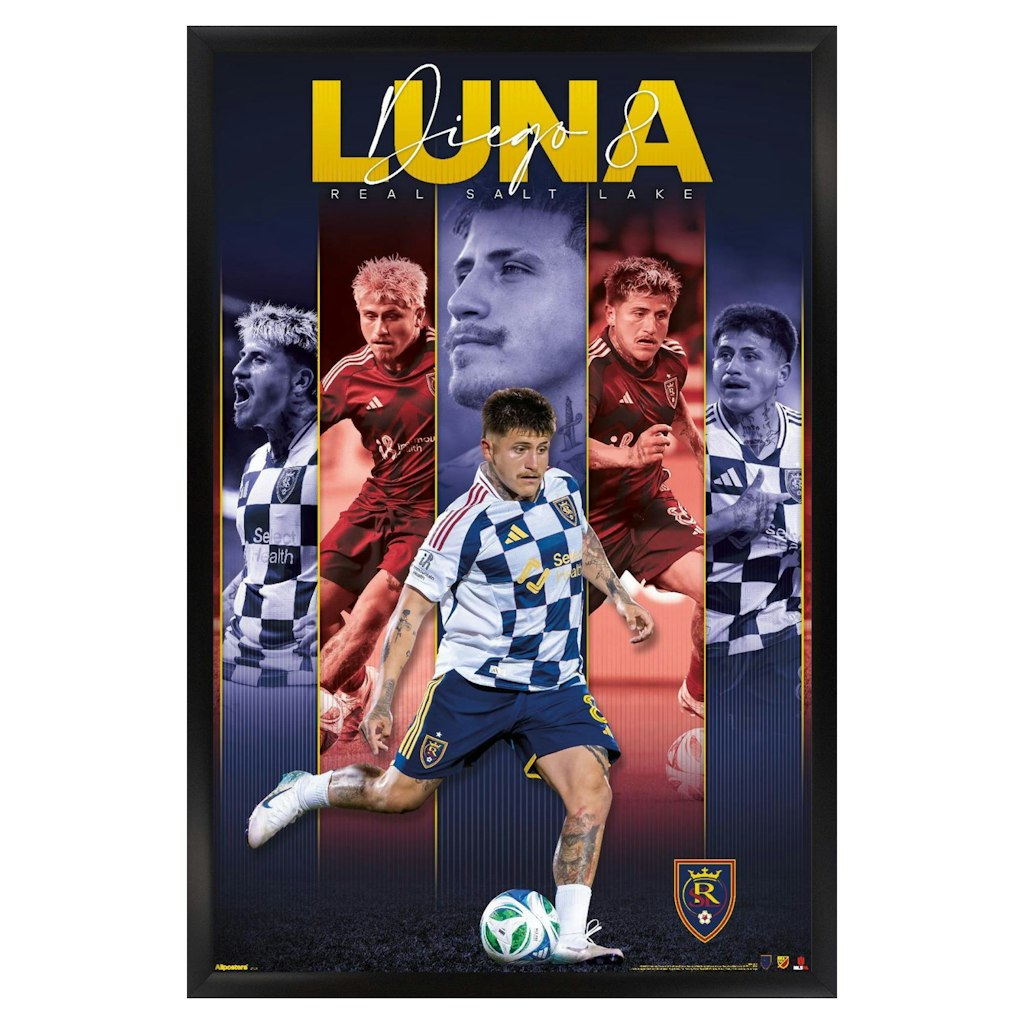 Diego Luna Real Salt Lake 23" x 34" Framed Poster: $44.99 Diego Luna Real Salt Lake 23" x 34" Framed Poster: $44.99