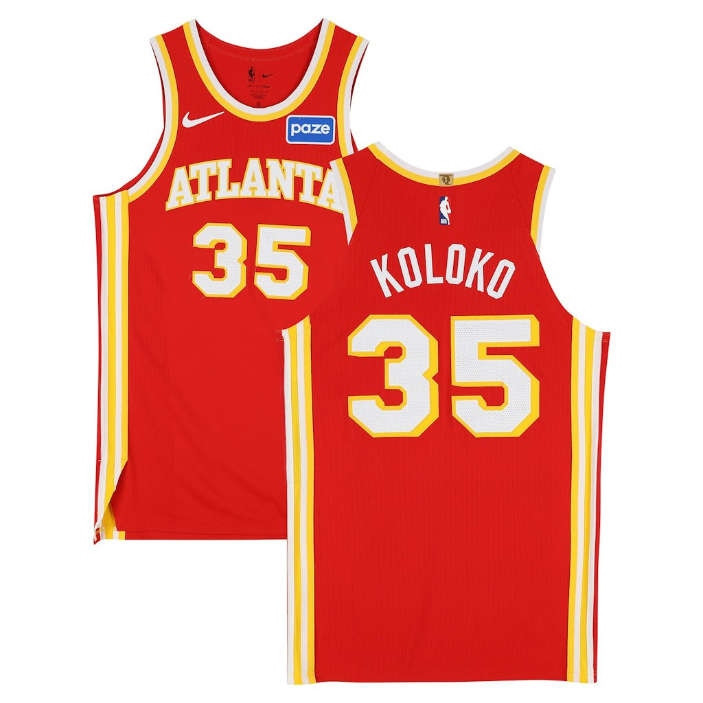 Christian Koloko Game-Used Atlanta Hawks #35 Red Jersey: $599.99
