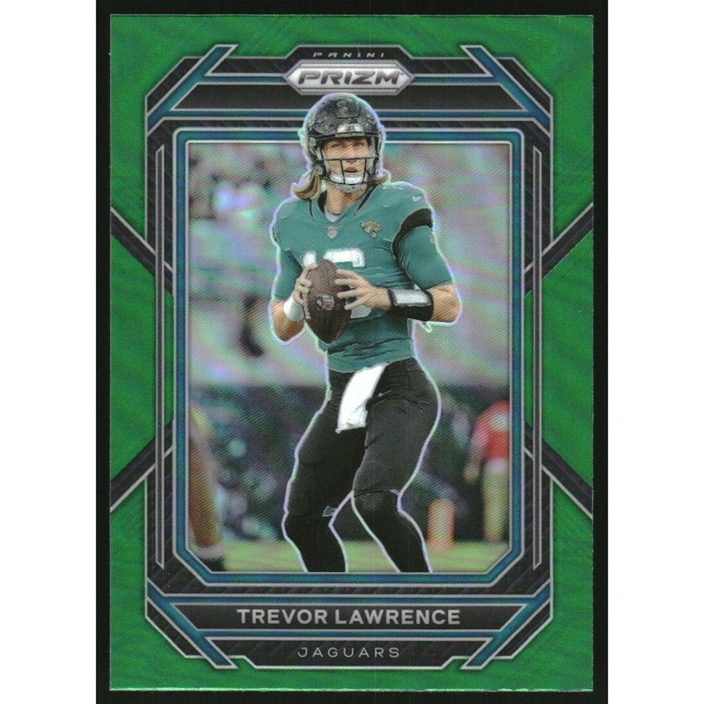 2022 Panini Prizm Trevor Lawrence Prizms Green Card #131: $18 2022 Panini Prizm Trevor Lawrence Prizms Green Card #131: $18
