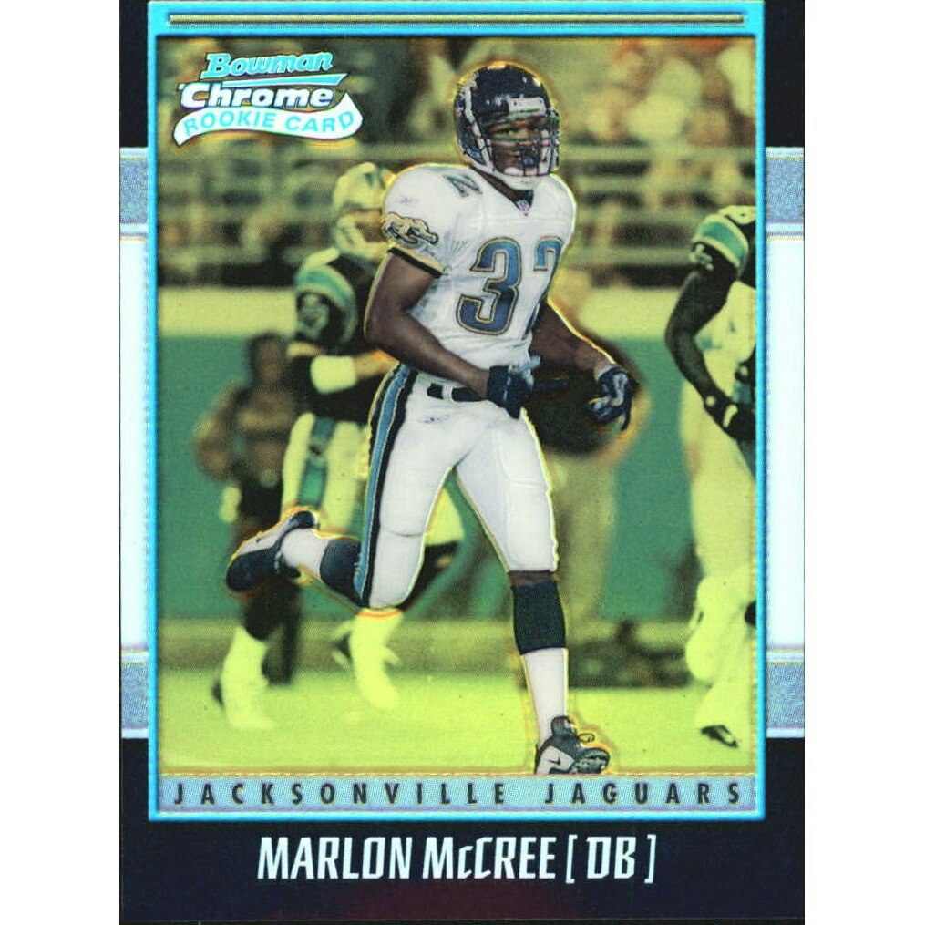 2001 Bowman Chrome Marlon McCree Gold Refractor Card: $12 2001 Bowman Chrome Marlon McCree Gold Refractor Card: $12
