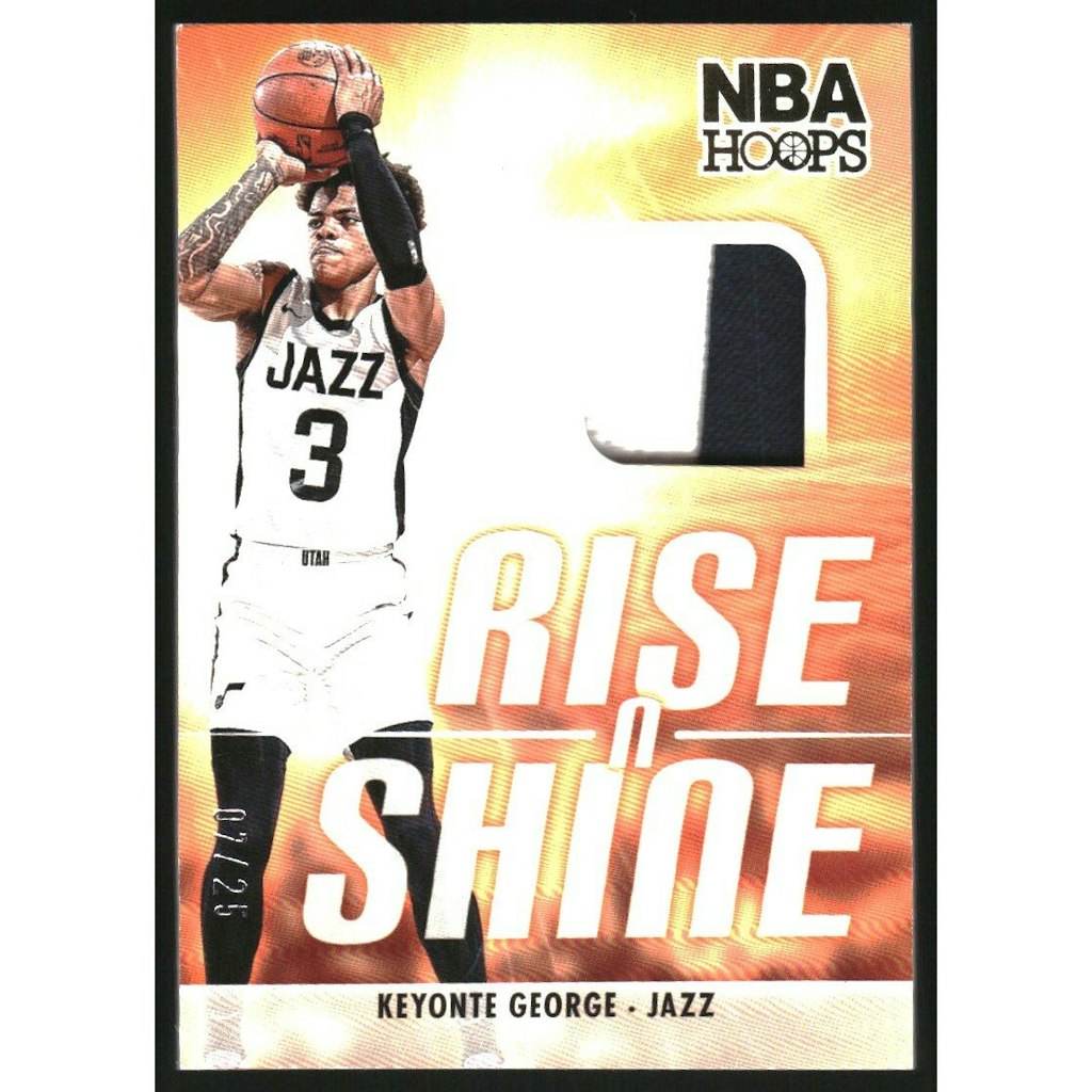 2023-24 Hoops Rise N Shine Prime Keyonte George #23 Memorabilia Card: $15