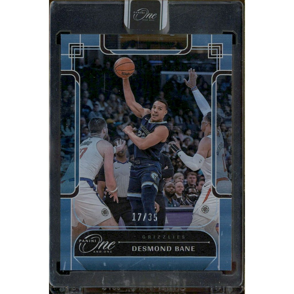 2023-24 Panini One and One Blue Desmond Bane #15 Card: $15 2023-24 Panini One and One Blue Desmond Bane #15 Card: $15