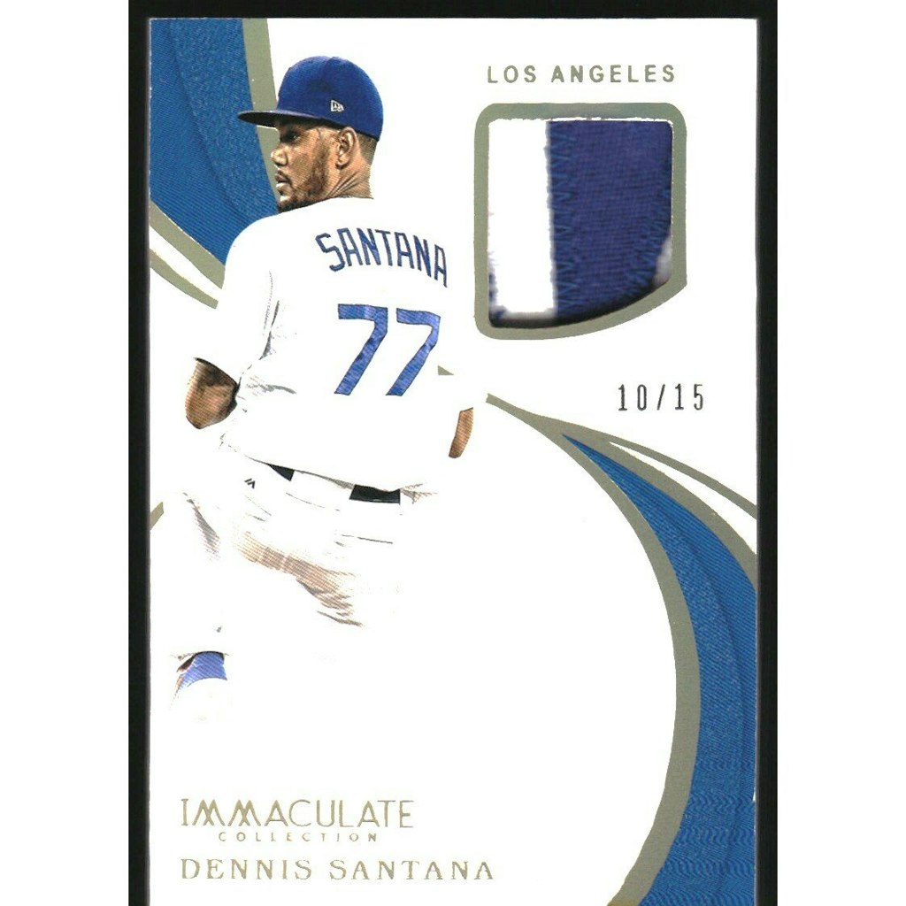 2019 Immaculate Collection Dennis Santana Immaculate Swatches Nameplate 15-Count: $20 2019 Immaculate Collection Dennis Santana Immaculate Swatches Nameplate 15-Count: $20