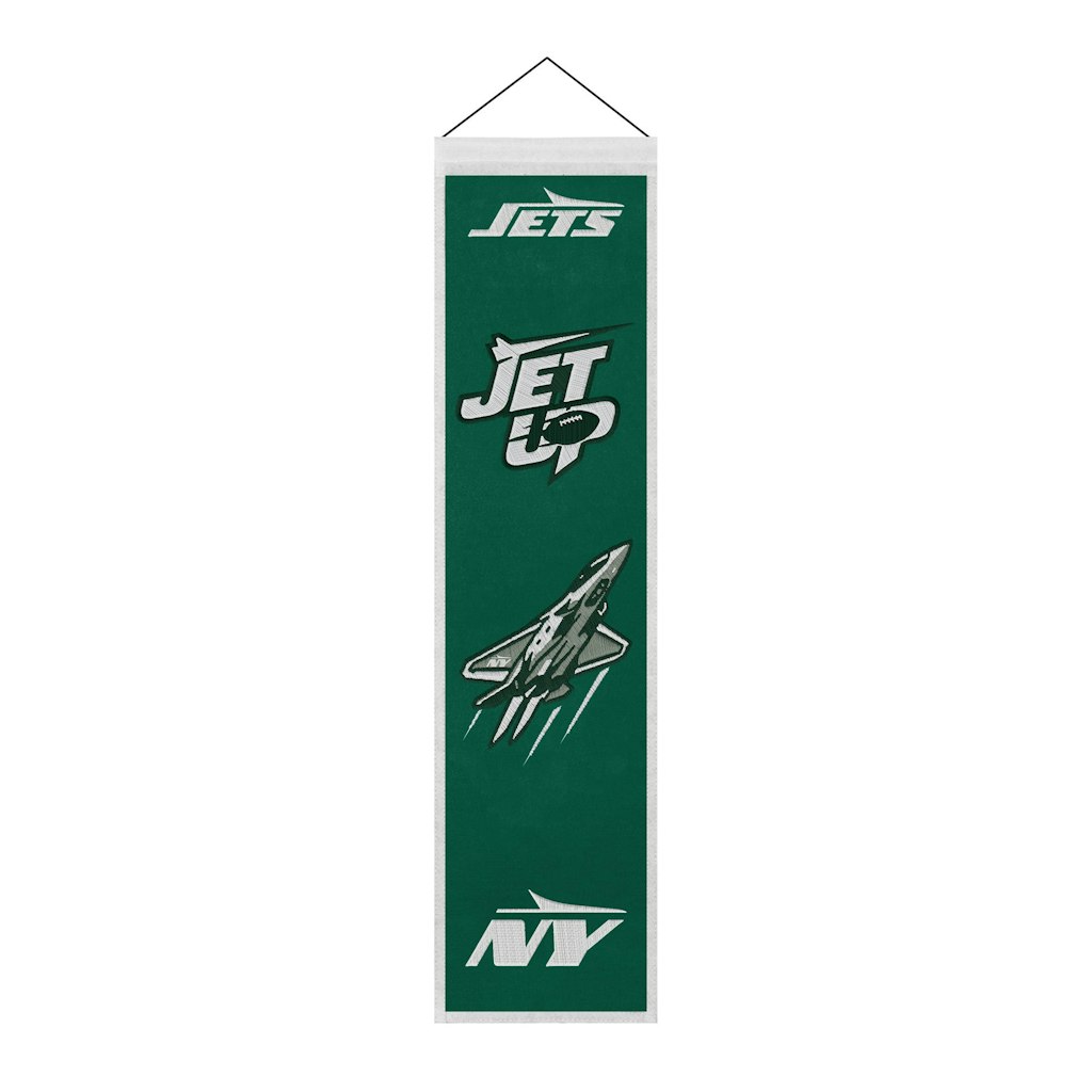 New York Jets 8" x 32" Icons Banner: $44.99 New York Jets 8" x 32" Icons Banner: $44.99