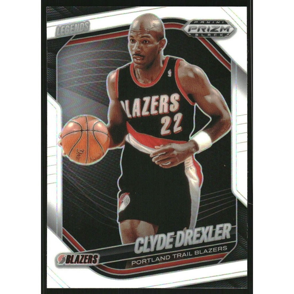2024-25 Panini Prizm Clyde Drexler Black White Prizm Card: $13.50 2024-25 Panini Prizm Clyde Drexler Black White Prizm Card: $13.50
