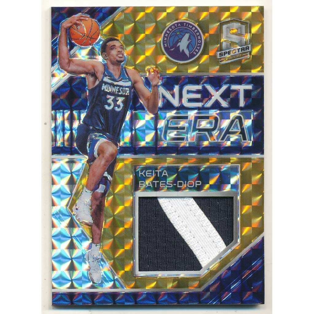 2018-19 Panini Spectra Next Era Memorabilia Keita Bates-Diop #36 Neon Orange Card: $30 2018-19 Panini Spectra Next Era Memorabilia Keita Bates-Diop #36 Neon Orange Card: $30