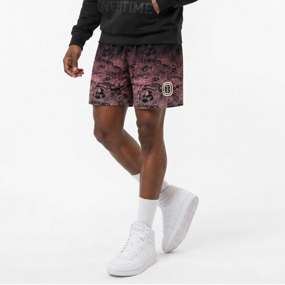 Overtime Men's Printed Reversible Shorts: $59.99 Overtime Men's Printed Reversible Shorts: $59.99