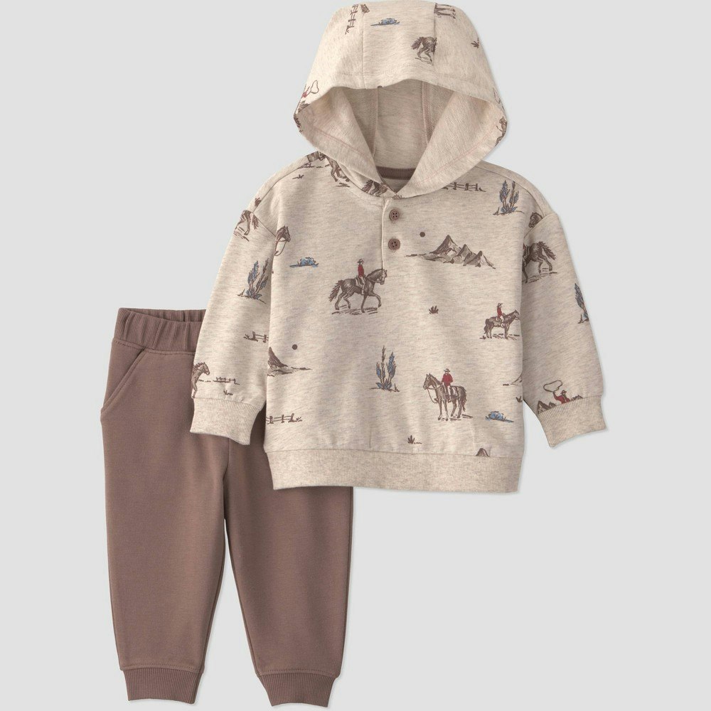 Little Planet by Carter's Baby Boys' 2-Piece Cowboy Top and Bottom Set: $22