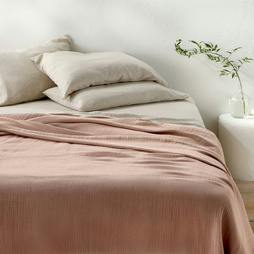 Casaluna Full/Queen Rayon from Bamboo Blend Matelasse Blanket: $60