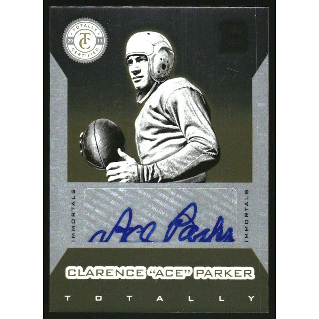 2011 Totally Certified Ace Parker Gold Signature Autograph Card: $28 2011 Totally Certified Ace Parker Gold Signature Autograph Card: $28