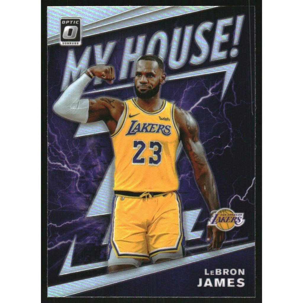 2019-20 Donruss Optic LeBron James My House Holo Trading Card: $135 2019-20 Donruss Optic LeBron James My House Holo Trading Card: $135