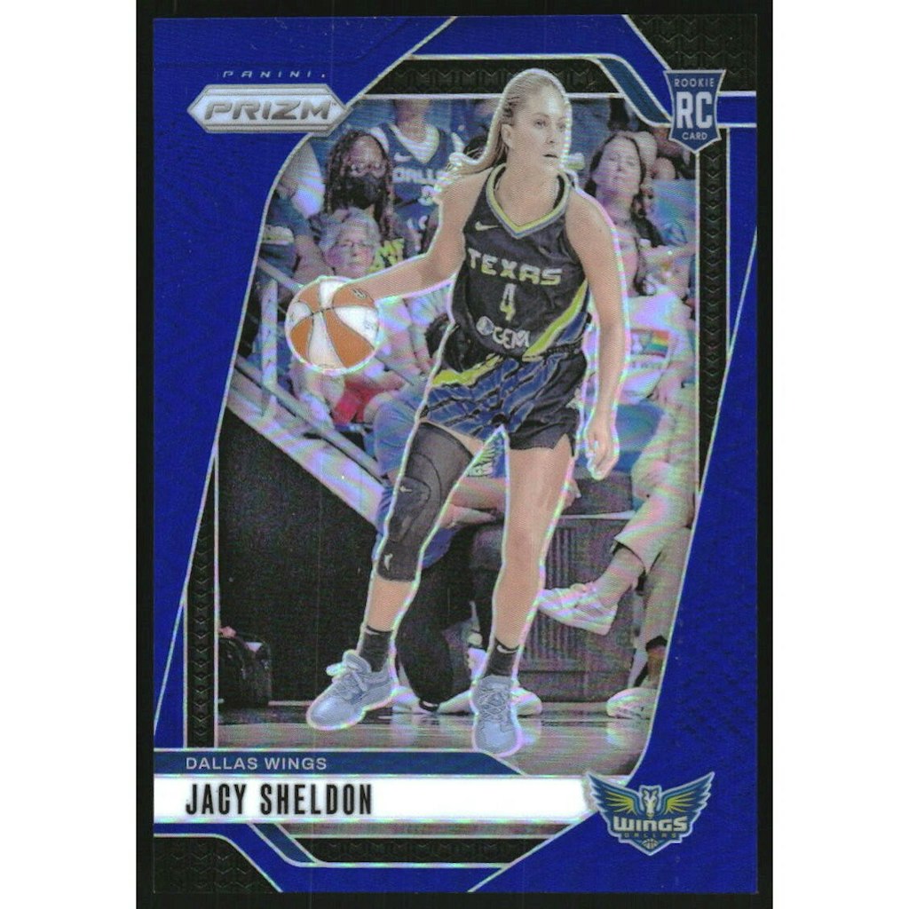 2024 Panini Prizm WNBA Jacy Sheldon Blue Prizm Card: $27 2024 Panini Prizm WNBA Jacy Sheldon Blue Prizm Card: $27