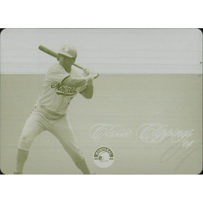 2004 Classic Clippings Press Proof Jose Vidro Card #40: $35 2004 Classic Clippings Press Proof Jose Vidro Card #40: $35