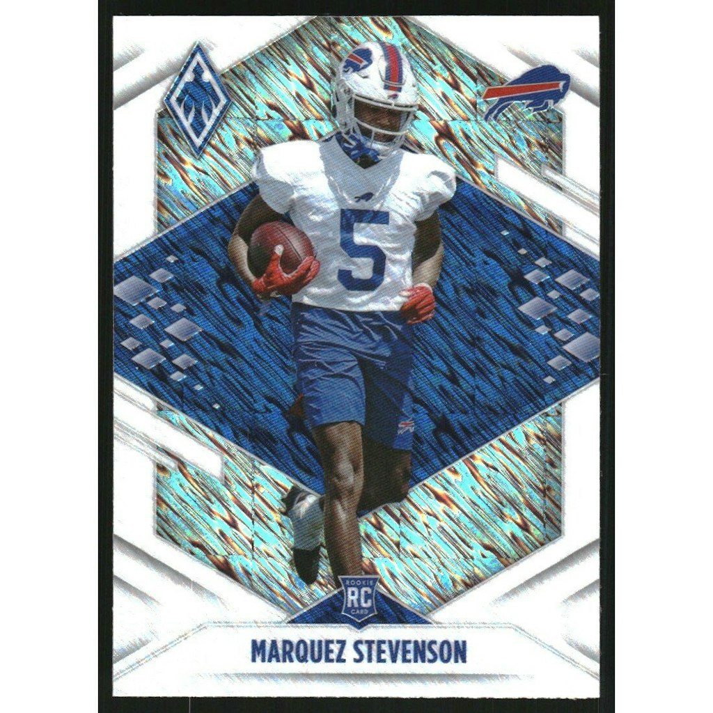 Marquez Stevenson 2021 Panini Phoenix White Shimmer Trading Card: $30 Marquez Stevenson 2021 Panini Phoenix White Shimmer Trading Card: $30