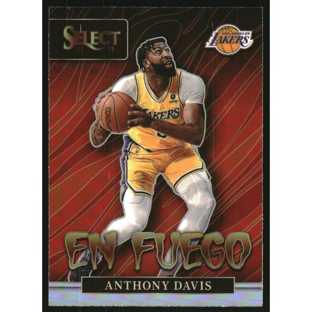 2021-22 Select En Fuego Silver Prizm Anthony Davis Card: $45 2021-22 Select En Fuego Silver Prizm Anthony Davis Card: $45