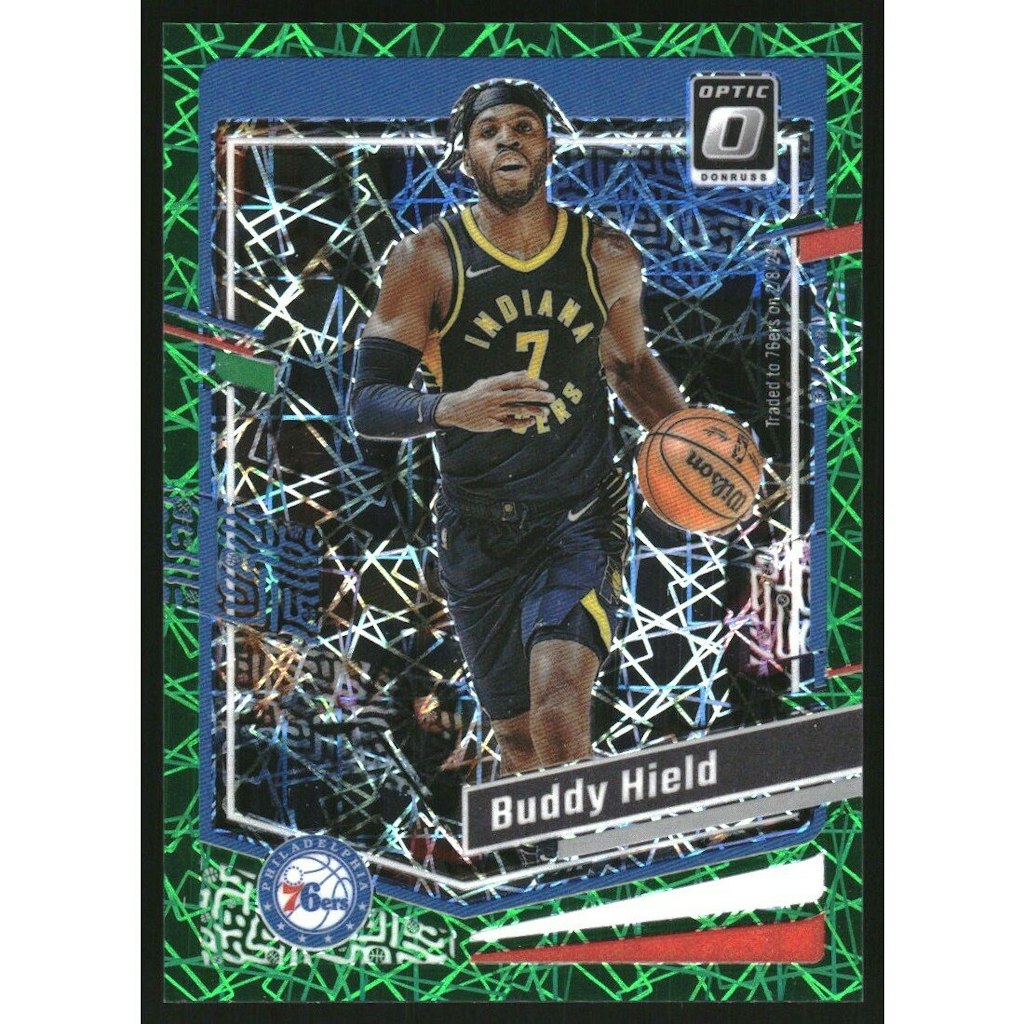 2023-24 Donruss Optic Green Velocity Buddy Hield Card: $13.50 2023-24 Donruss Optic Green Velocity Buddy Hield Card: $13.50