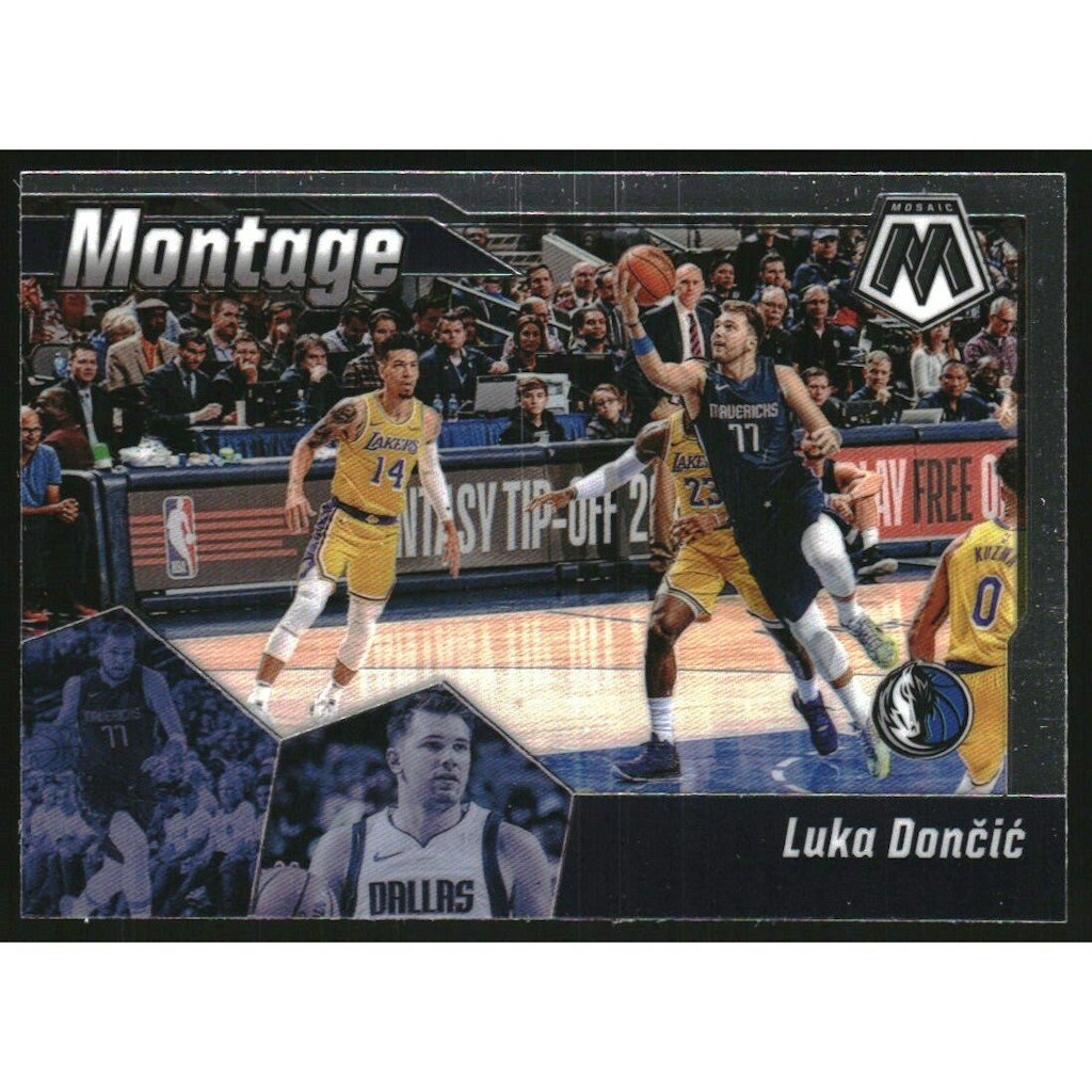 2019-20 Panini Mosaic Montage Luka Doncic Trading Card: $10.80