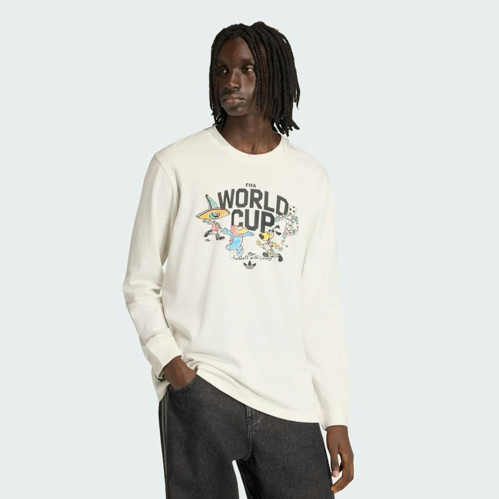 FIFA World Cup 26 Mascot Long Sleeve T-Shirt: $45 FIFA World Cup 26 Mascot Long Sleeve T-Shirt: $45
