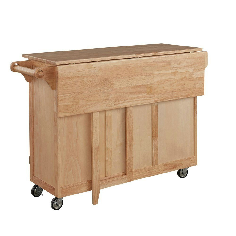 Home Styles Wood Top Breakfast Bar Kitchen Cart: $447.99 Home Styles Wood Top Breakfast Bar Kitchen Cart: $447.99
