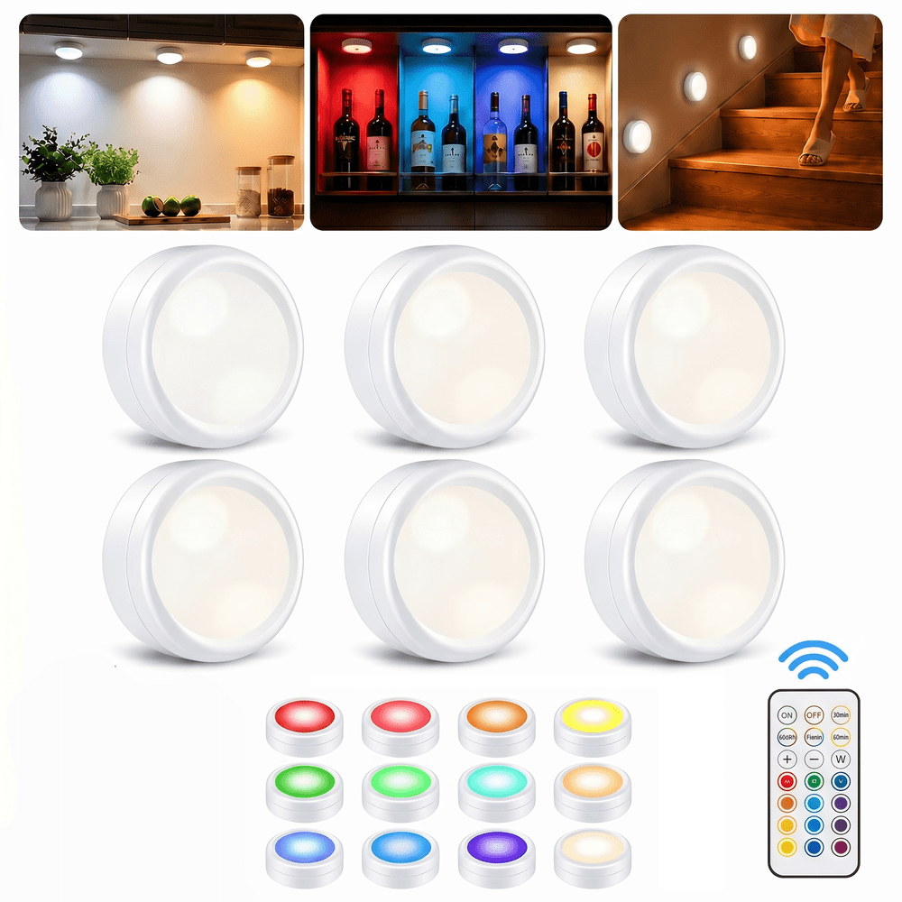 Battery Operated LED Night Light 6-Pack: $21.49 Battery Operated LED Night Light 6-Pack: $21.49
