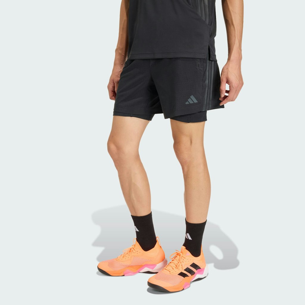 Tech Essentials 2-in-1 Workout Shorts: $55 Tech Essentials 2-in-1 Workout Shorts: $55