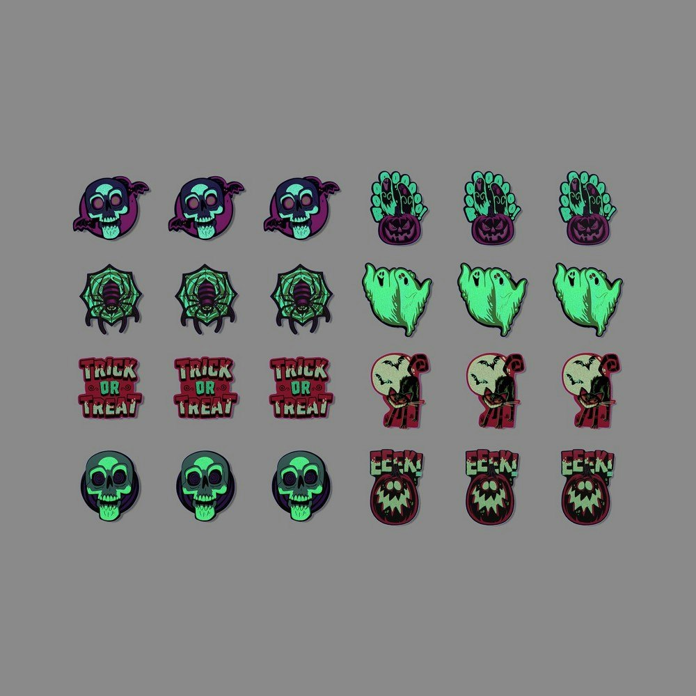 Hyde and EEK! Boutique Glow in the Dark Vinyl Stickers 24-Pack: $3