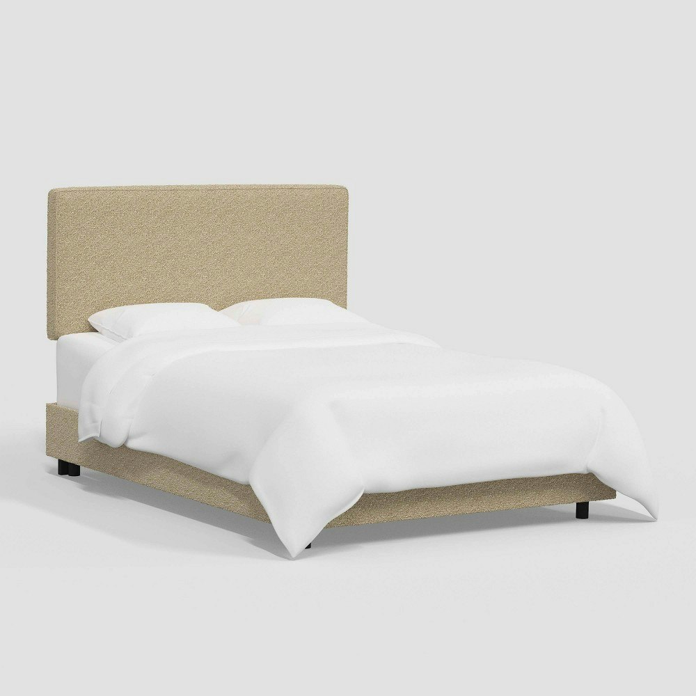 Kelsey Full Size Upholstered Boucle Bed: $760 Kelsey Full Size Upholstered Boucle Bed: $760