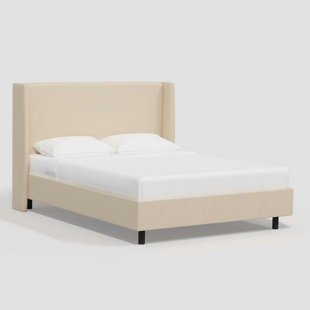 Threshold Antwerp Queen Size Upholstered Wingback Platform Bed: $1,260 Threshold Antwerp Queen Size Upholstered Wingback Platform Bed: $1,260
