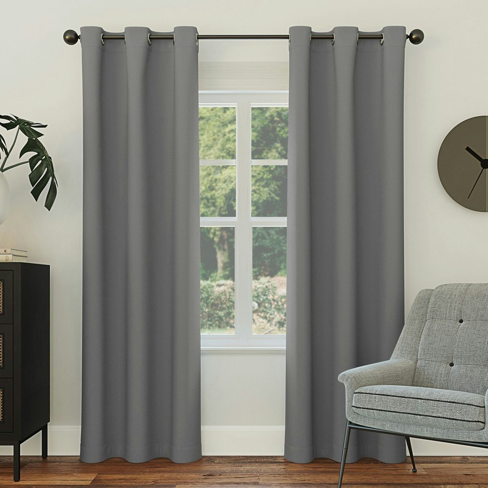 Sun Zero Kent 40"x84" Blackout Grommet Curtain Panels 2-Pack: $37.99 Sun Zero Kent 40"x84" Blackout Grommet Curtain Panels 2-Pack: $37.99