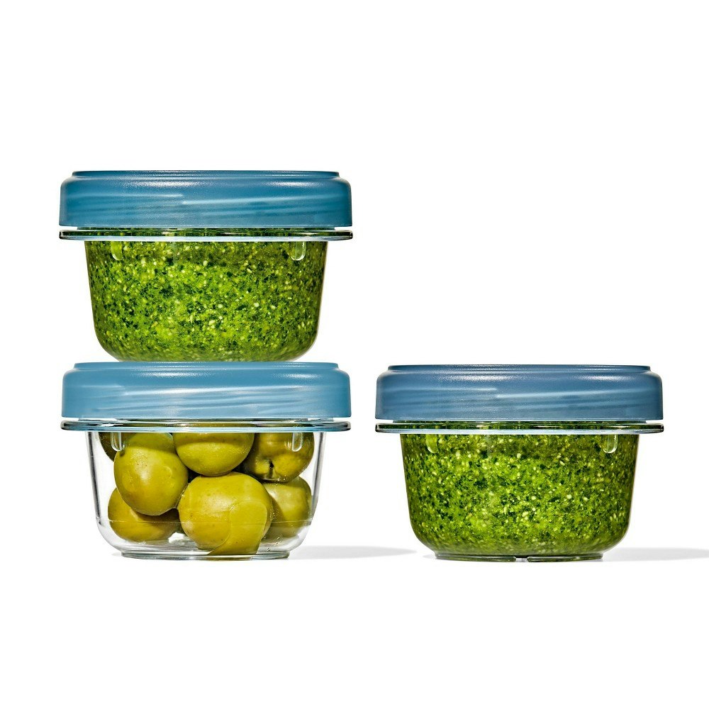 OXO 5oz Twist and Stack Containers 3-Pack: $10.99 OXO 5oz Twist and Stack Containers 3-Pack: $10.99