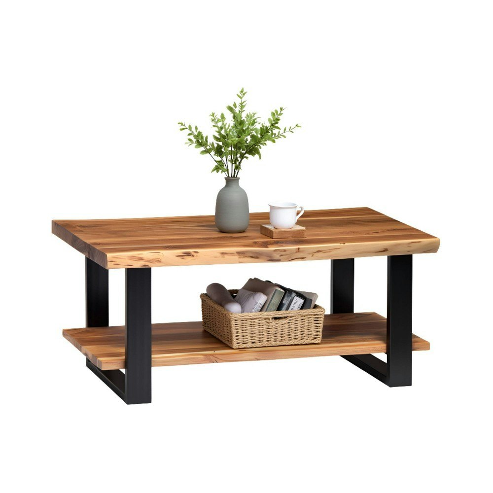 Alaterre Furniture Alpine Live Edge Wood Coffee Table: $299.99 Alaterre Furniture Alpine Live Edge Wood Coffee Table: $299.99