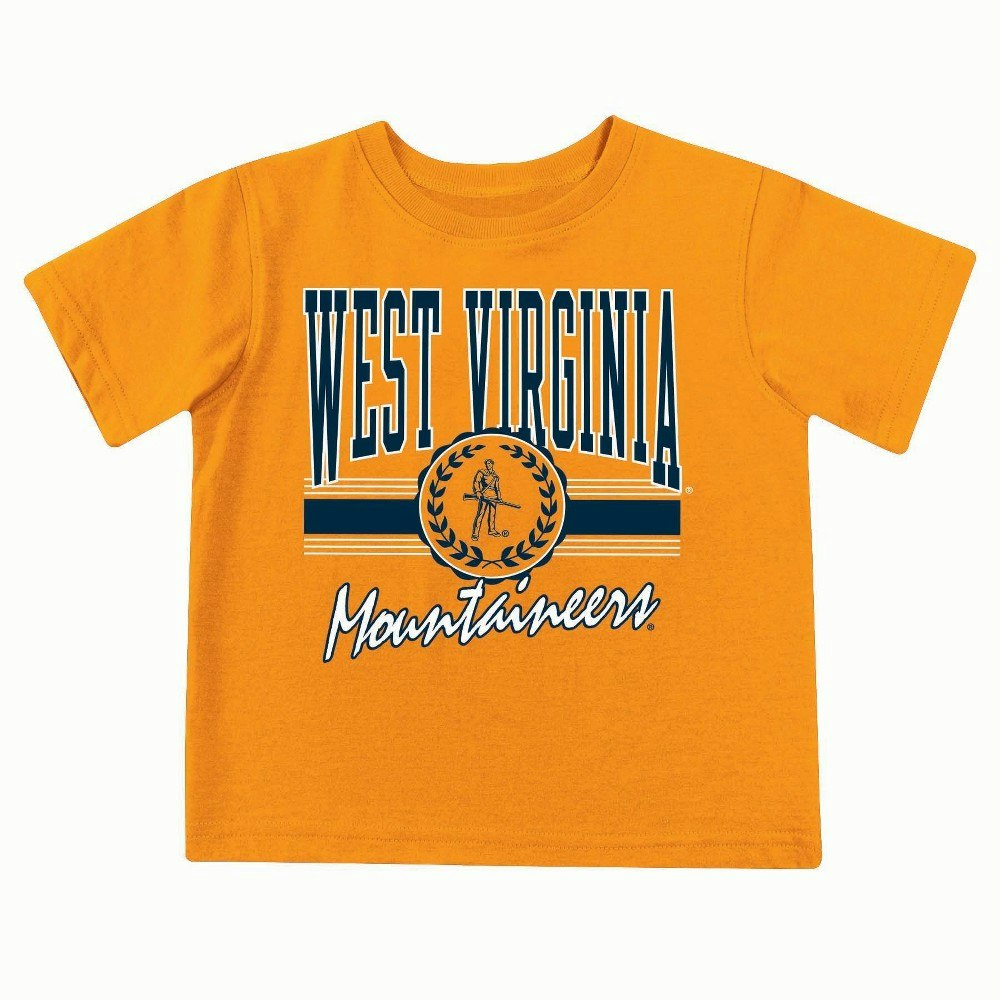 West Virginia Mountaineers Newborn to 5T T-Shirt: $29.99 West Virginia Mountaineers Newborn to 5T T-Shirt: $29.99