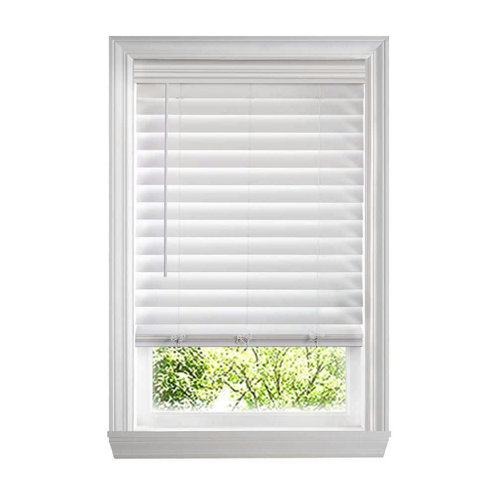 34" x 48" Cordless Premium Faux Wood Blind: $45.98 34" x 48" Cordless Premium Faux Wood Blind: $45.98