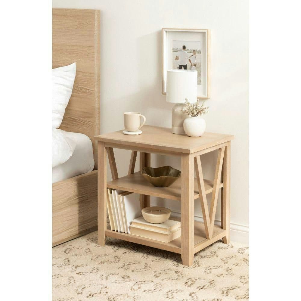Broadbridge 23-Inch Natural Rectangle Wood End Table: $199.99 Broadbridge 23-Inch Natural Rectangle Wood End Table: $199.99