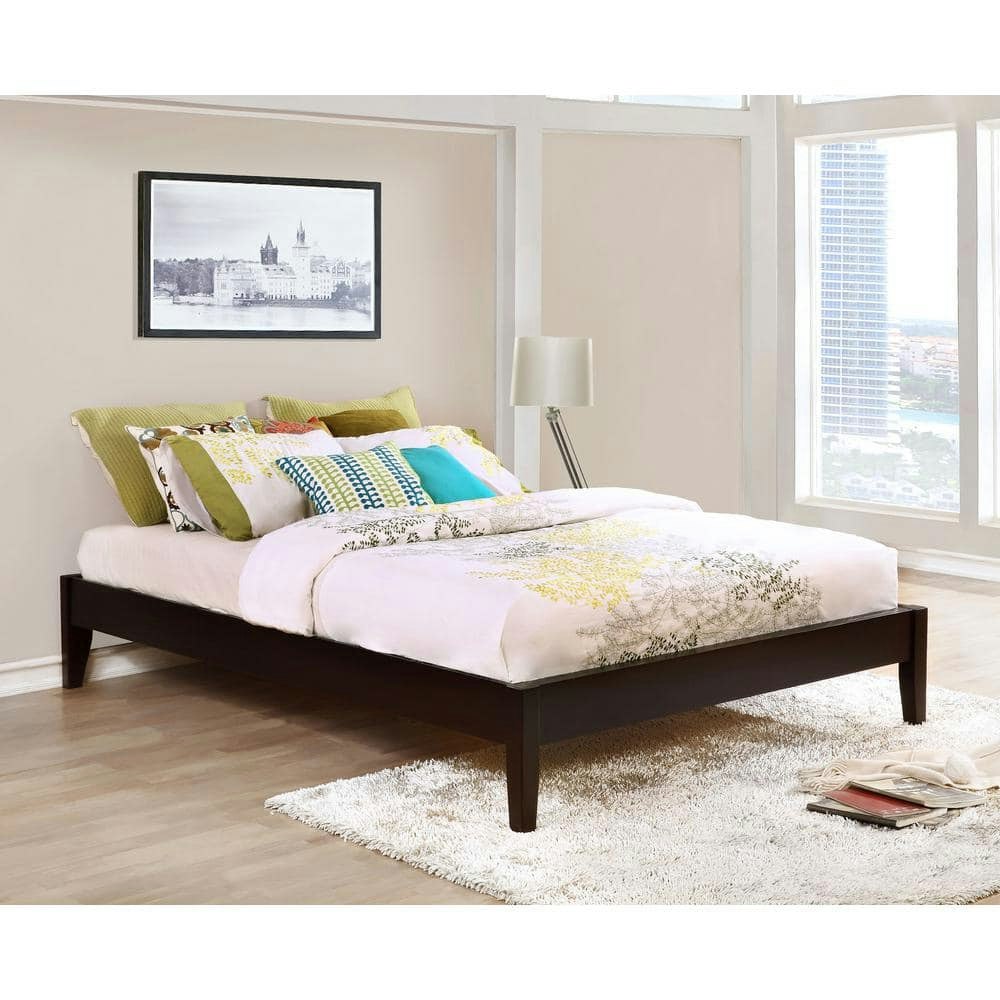 Hounslow Full Wood Platform Bed: $235.20