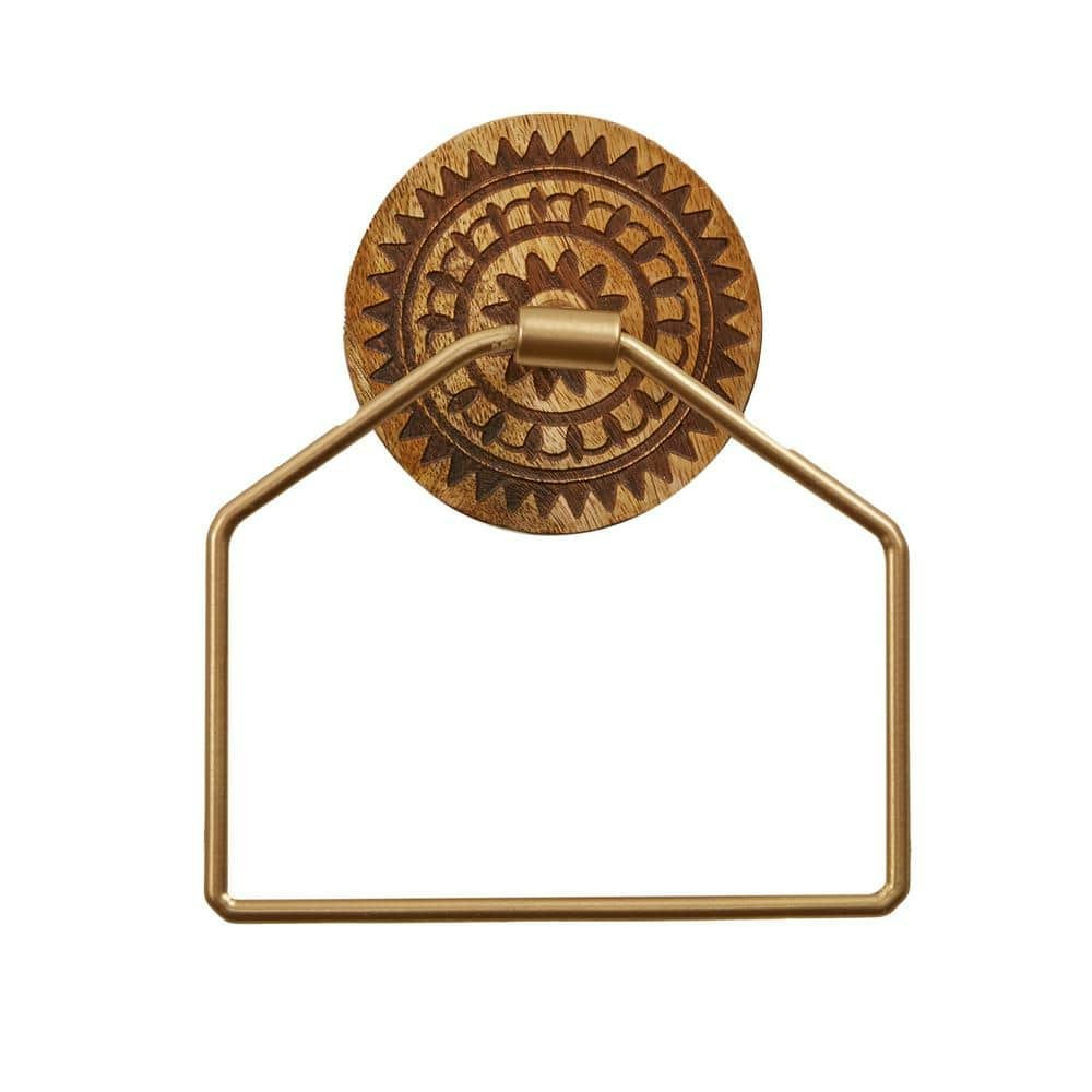 Zuri Gold Finish Wall Mount Towel Ring: $19.90 Zuri Gold Finish Wall Mount Towel Ring: $19.90