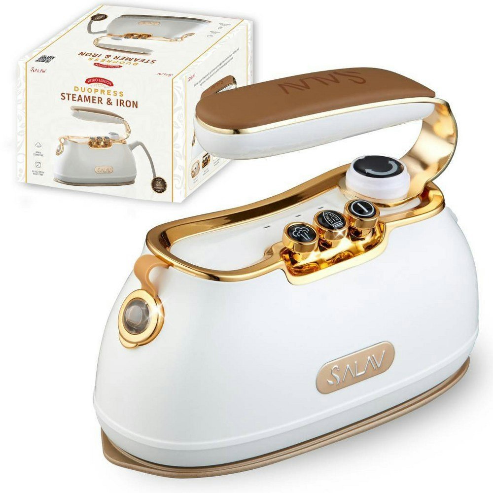 Salav IS-900 Retro Edition Duopress Steamer and Iron: $64.99
