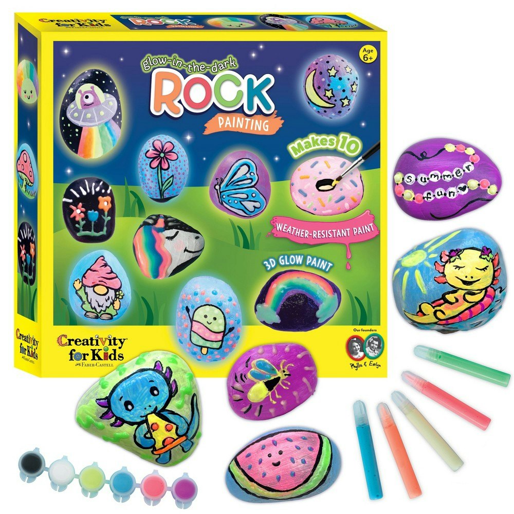Creativity for Kids Glow in the Dark Rock Painting Kit: $14.99 Creativity for Kids Glow in the Dark Rock Painting Kit: $14.99