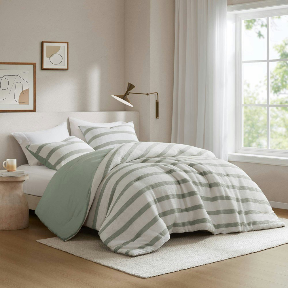 510 Design Merritt Twin/Twin XL Yarn Dyed Striped Comforter Set: $59.99 510 Design Merritt Twin/Twin XL Yarn Dyed Striped Comforter Set: $59.99