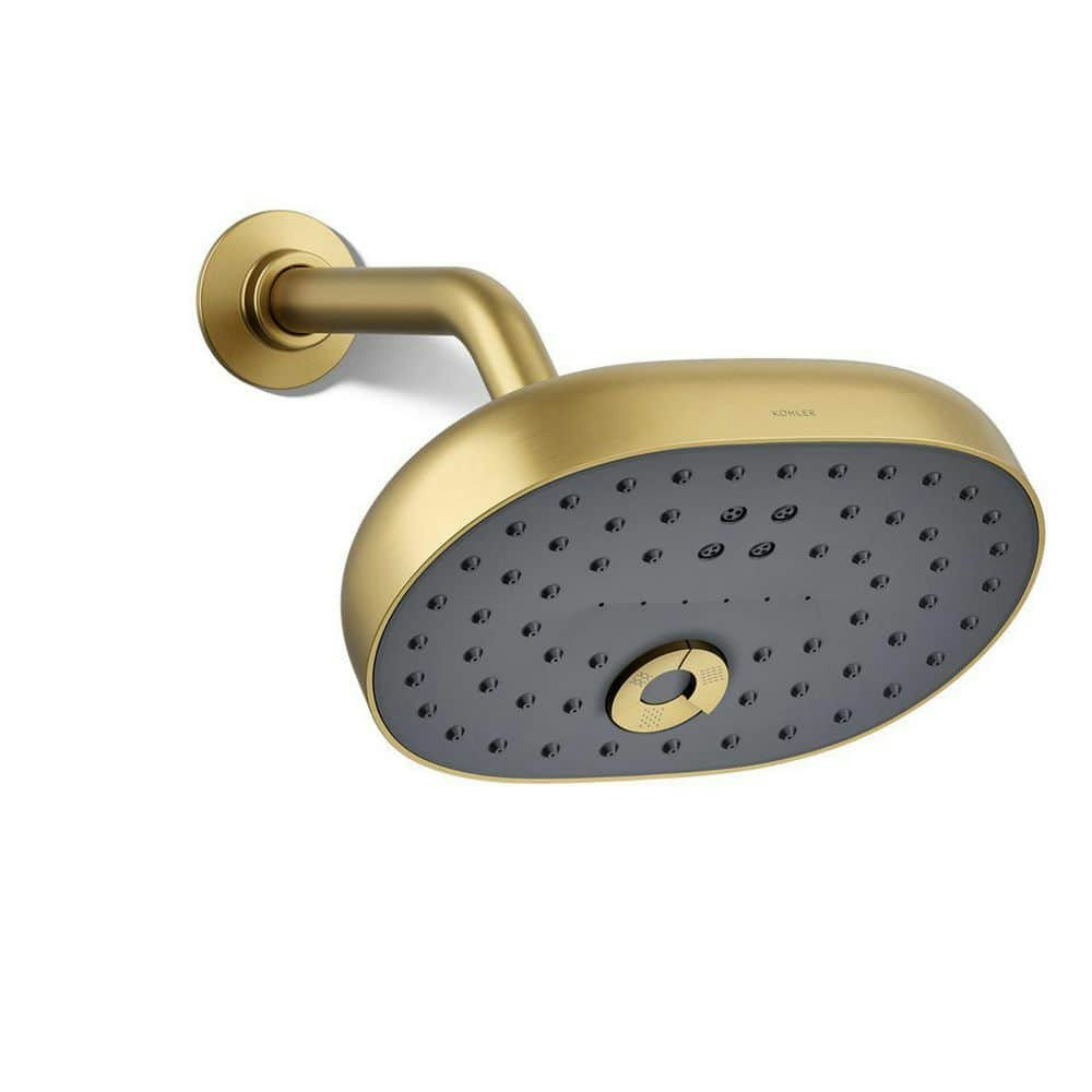 Statement 3-Spray 2.5 GPM 8-Inch Wall-Mount Fixed Shower Head: $255.03 Statement 3-Spray 2.5 GPM 8-Inch Wall-Mount Fixed Shower Head: $255.03