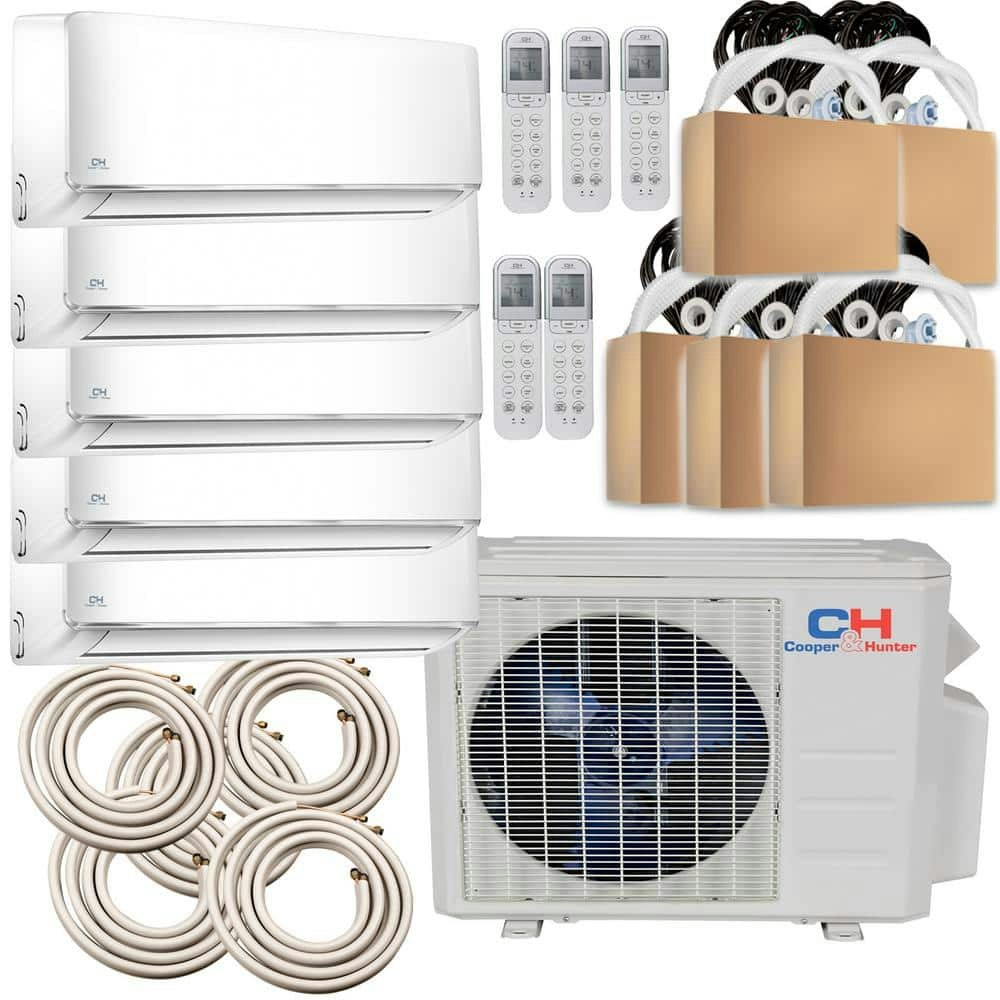 Sophia 4-Ton 48,000-BTU 21.5 SEER 5-Zone Ductless Mini-Split Heat Pump: $8,814.77